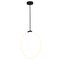Cwi Lighting Hoops 1 Light LED Chandelier With Black Finish 1273P24-1-101 - alternate 5